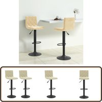 Barhocker 2 Stk. Creme Samt - Samtsessel - Barhocker - Drehbares Stuhl - Sitzsack - Creme Sessel Barhocker 2 Stk. Creme Samt - Samtsessel - Barhocker - Drehbares Stuhl - Sitzsack - Creme Sessel von VIDAXL