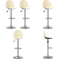 Barhocker 2 Stk. Creme Stoff - Barhocker - Creme - Esszimmerstühle - Küchenstühle - Stuhl Mit Fussablage - Home & Living Barhocker 2 Stk. Creme Stoff - Barhocker - Creme - Esszimmerstühle - Küchenstühle - Stuhl Mit Fussablage - Home & Living von VIDAXL