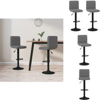 Barhocker 2 Stk. Dunkelgrau Samt - Samt Sessel - Barhocker - Hochwertiger Stuhl - Drehbares Bürostuhl - Höhenverstellbar Barhocker 2 Stk. Dunkelgrau Samt - Samt Sessel - Barhocker - Hochwertiger Stuhl - Drehbares Bürostuhl - Höhenverstellbar von VIDAXL