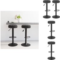 Barhocker 2 Stk. Schwarz Samt - Barhocker - Samt Sessel - Küchenhocker - Drehbares Stuhl - Hochstuhl Barhocker 2 Stk. Schwarz Samt - Barhocker - Samt Sessel - Küchenhocker - Drehbares Stuhl - Hochstuhl von VIDAXL