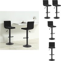 Barhocker 2 Stk. Schwarz Samt - Samtsitzsack - Barhocker Schwarz - Drehbares Barstool - Hochwertiger Barhocker - Barstuhl Set Barhocker 2 Stk. Schwarz Samt - Samtsitzsack - Barhocker Schwarz - Drehbares Barstool - Hochwertiger Barhocker - Barstuhl Set von VIDAXL