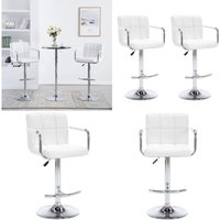 Barhocker 2 Stk. Weiß Kunstleder - Barhocker - Küchenhocker - Sitzhocker - Hochstuhl - Weißer Barhocker - Home & Living Barhocker 2 Stk. Weiß Kunstleder - Barhocker - Küchenhocker - Sitzhocker - Hochstuhl - Weißer Barhocker - Home & Living von VIDAXL