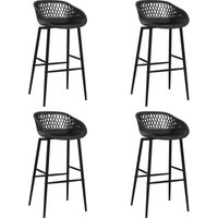 Barhocker 4 Stk. Schwarz - Vidaxl von VIDAXL
