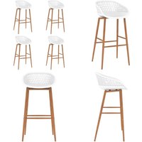 Barhocker 4 Stk. Weiß - Barhocker - Küchenstühle - Barstühle - Weiße Möbel - Esszimmerstühle - Home & Living Barhocker 4 Stk. Weiß - Barhocker - Küchenstühle - Barstühle - Weiße Möbel - Esszimmerstühle - Home & Living von VIDAXL