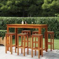 Barhocker 6 Stk. Massivholz Akazie - Vidaxl von VIDAXL