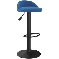 Barhocker Blau Samt Vidaxl von VIDAXL