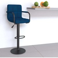 Barhocker Blau Samt vidaXL Barhocker Blau Samt vidaXL von VIDAXL