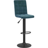 Barhocker Blau Samt vidaXL Barhocker Blau Samt vidaXL von VIDAXL