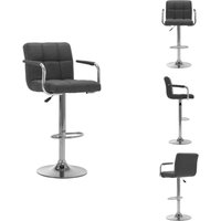 Vidaxl - Barhocker Dunkelgrau Stoff - Barhocker - Küchenhocker - Esszimmerstuhl - Drehbares Bürostuhl - Moderner Sessel Vidaxl - Barhocker Dunkelgrau Stoff - Barhocker - Küchenhocker - Esszimmerstuhl - Drehbares Bürostuhl - Moderner Sessel von VIDAXL