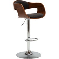 Barhocker Grau Bugholz und Stoff Vidaxl von VIDAXL