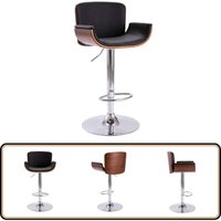 Barhocker Schwarz Kunstleder - Barhocker - Küchenstuhl - Esszimmerstuhl - Designer Stuhl - Moderner Stuhl von VIDAXL