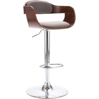 Barhocker Sperrholz und Taupe Stoff Vidaxl von VIDAXL