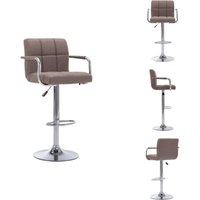 Barhocker Taupe Stoff - Barhocker - Thekenhocker - Küchenhocker - Drehbares Bürostuhl - Ergonomischer Stuhl Barhocker Taupe Stoff - Barhocker - Thekenhocker - Küchenhocker - Drehbares Bürostuhl - Ergonomischer Stuhl von VIDAXL