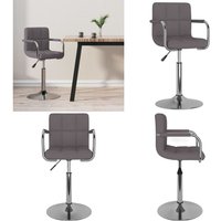 Barhocker Taupe Stoff - Vidaxl von VIDAXL