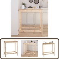 Bartisch 100x50x110 cm Massivholz Kiefer - Esstisch - Holzt Tisch - Bartisch - Kiefernholz - Wohnzimmer Möbel Bartisch 100x50x110 cm Massivholz Kiefer - Esstisch - Holzt Tisch - Bartisch - Kiefernholz - Wohnzimmer Möbel von VIDAXL