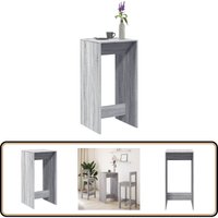 Bartisch Grau Sonoma 51x50x103,5 cm Holzwerkstoff - Vidaxl von VIDAXL