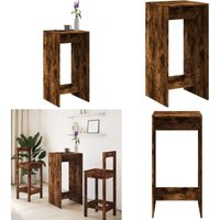 Bartisch Räuchereiche 51x50x103,5 cm Holzwerkstoff - Vidaxl von VIDAXL