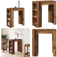 Bartisch mit Regal Altholz-Optik 95x47x103,5 cm Holzwerkstoff - Vidaxl von VIDAXL