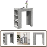 Bartisch mit Regal Betongrau 95x47x103,5 cm Holzwerkstoff - Vidaxl von VIDAXL