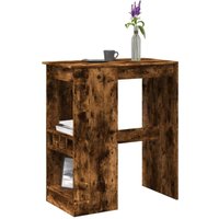 Bartisch mit Regal Räuchereiche 90x47,5x103,5 cm Holzwerkstoff Vidaxl von VIDAXL
