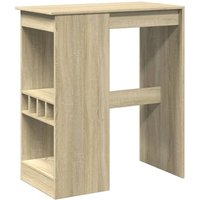 Bartisch mit Regal Sonoma-Eiche 90x47,5x103,5 cm Holzwerkstoff Vidaxl von VIDAXL