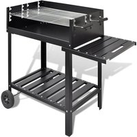 Vidaxl - bbq Grill Säulengrill Standgrill Kohlegrill Barbeque mit 2 Rädern Vidaxl - bbq Grill Säulengrill Standgrill Kohlegrill Barbeque mit 2 Rädern von VIDAXL