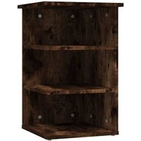 Beistellregal Räuchereiche 35x35x55 cm Holzwerkstoff vidaXL - Braun von VIDAXL