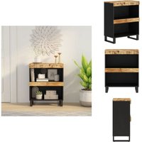 Beistellschrank 60x33x75 cm Massivholz Mango - Beistellschrank - Nachttisch - Wohnzimmermöbel - Massivholzmöbel - Industriel Design Beistellschrank 60x33x75 cm Massivholz Mango - Beistellschrank - Nachttisch - Wohnzimmermöbel - Massivholzmöbel - Industriel Design von VIDAXL