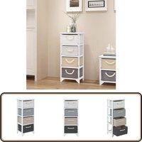 Beistellschrank mit 4 Körben Holz - Beistellschrank - Holzmöbel - Kommode - Aufbewahrungsbox - Sideboard Beistellschrank mit 4 Körben Holz - Beistellschrank - Holzmöbel - Kommode - Aufbewahrungsbox - Sideboard von VIDAXL