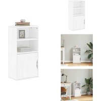 Beistellschrank odda Weiß 40x24x79 cm Massivholz Kiefer - Beistellschrank - Beistellschränke - Schrank - Sideboard Beistellschrank odda Weiß 40x24x79 cm Massivholz Kiefer - Beistellschrank - Beistellschränke - Schrank - Sideboard von VIDAXL