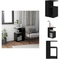 Vidaxl - Beistelltisch Schwarz 36x30x56 cm Holzwerkstoff - Beistelltisch - Wohnzimmermöbel - Nachttisch - Sideboard - Schwarz Vidaxl - Beistelltisch Schwarz 36x30x56 cm Holzwerkstoff - Beistelltisch - Wohnzimmermöbel - Nachttisch - Sideboard - Schwarz von VIDAXL