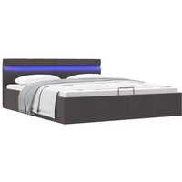 Bett mit Bettkasten Hydraulisch led Dunkelgrau Stoff 180x200 cm Vidaxl Bett mit Bettkasten Hydraulisch led Dunkelgrau Stoff 180x200 cm Vidaxl von VIDAXL
