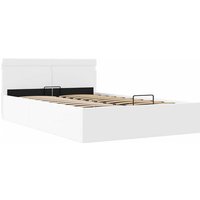Bett mit Bettkasten Hydraulisch led Weiß Kunstleder 120x200 cm Vidaxl Bett mit Bettkasten Hydraulisch led Weiß Kunstleder 120x200 cm Vidaxl von VIDAXL