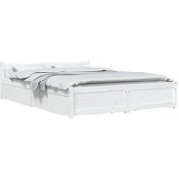 Vidaxl - Bett mit Schubladen Weiß 120x200 cm Vidaxl - Bett mit Schubladen Weiß 120x200 cm von VIDAXL