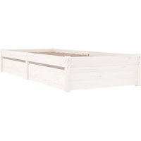 Bett mit Schubladen Weiß 90x190 cm vidaXL Bett mit Schubladen Weiß 90x190 cm vidaXL von VIDAXL