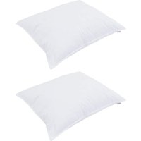 Bettdecke mit Kissen 3 pcs Weiß 240 x 220 cm Mikrofaser vidaXL Bettdecke mit Kissen 3 pcs Weiß 240 x 220 cm Mikrofaser vidaXL von VIDAXL