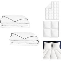 Vidaxl - Bettdecken - Living Winter-Daunendecke 2 Stk. 140x200 cm - Weiß Vidaxl - Bettdecken - Living Winter-Daunendecke 2 Stk. 140x200 cm - Weiß von VIDAXL