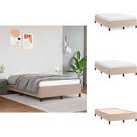 Bettgestell Cappuccino-Braun 120x200 cm Kunstleder - Bettesrahmen - Doppelbett - Schlafzimmermöbel - Kunstlederbettwäsche - Boxspringbett Bettgestell Cappuccino-Braun 120x200 cm Kunstleder - Bettesrahmen - Doppelbett - Schlafzimmermöbel - Kunstlederbettwäsche - Boxspringbett von VIDAXL