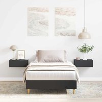 Bettgestell ohne Matratze Schwarz 100x200 cm Holzwerkstoff Vidaxl von VIDAXL