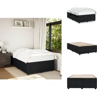 Bettgestell ohne Matratze Schwarz 120x190 cm Samt - Bettgestell - Bettgestelle - Bett - Bettrahmen Bettgestell ohne Matratze Schwarz 120x190 cm Samt - Bettgestell - Bettgestelle - Bett - Bettrahmen von VIDAXL