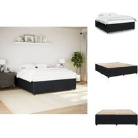 Bettgestell ohne Matratze Schwarz 200x200 cm Samt - Bettgestell - Bettgestelle - Bett - Bettrahmen Bettgestell ohne Matratze Schwarz 200x200 cm Samt - Bettgestell - Bettgestelle - Bett - Bettrahmen von VIDAXL