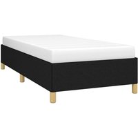 Bettgestell ohne Matratze Schwarz 90x190 cm Stoff Vidaxl Bettgestell ohne Matratze Schwarz 90x190 cm Stoff Vidaxl von VIDAXL