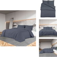 Vidaxl - Bettwäsche-Set Anthrazit 140x200 cm Leichte Mikrofaser - Bettsachen - Bettwäsche - Microfaserbettwäsche - Anthrazit - Deckenbezug Vidaxl - Bettwäsche-Set Anthrazit 140x200 cm Leichte Mikrofaser - Bettsachen - Bettwäsche - Microfaserbettwäsche - Anthrazit - Deckenbezug von VIDAXL