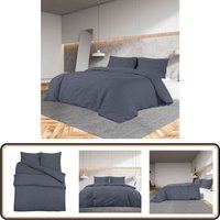 Vidaxl - Bettwäsche-Set Anthrazit 140x200 cm Leichte Mikrofaser - Bettsachen - Bettwäsche - Microfaserbettwäsche - Anthrazit - Deckenbezug Vidaxl - Bettwäsche-Set Anthrazit 140x200 cm Leichte Mikrofaser - Bettsachen - Bettwäsche - Microfaserbettwäsche - Anthrazit - Deckenbezug von VIDAXL