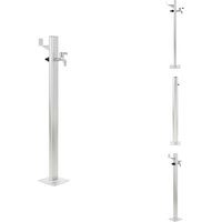 Bewässerungssysteme - Living Garten-Wassersäule Aluminium 95 cm - Silber von VIDAXL