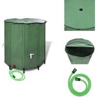 Bewässerungssysteme - Wasserspeicher Regentonne Wassertank 500L klappbar von VIDAXL
