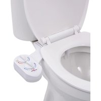Riceel - vidaXL Bidet-Aufsatz für Toilettensitz Heißes Kaltes Wasser Einzeldüse von RICEEL