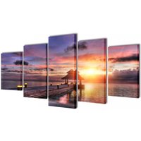 Bilder Dekoration Set Strand mit Pavillon 200 x 100 cm Vidaxl von VIDAXL