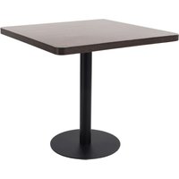 Vidaxl - Bistrotisch Dunkelbraun 80x80 cm mdf von VIDAXL