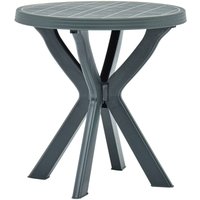 Bistrotisch Grün Ø70 cm Kunststoff Vidaxl von VIDAXL